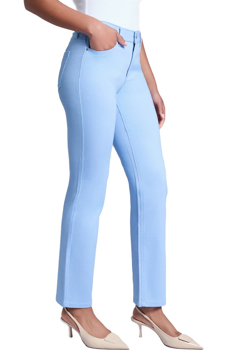 Jones New York Lexington Straight Leg Jeans, Alternate, color, Chintz Blue