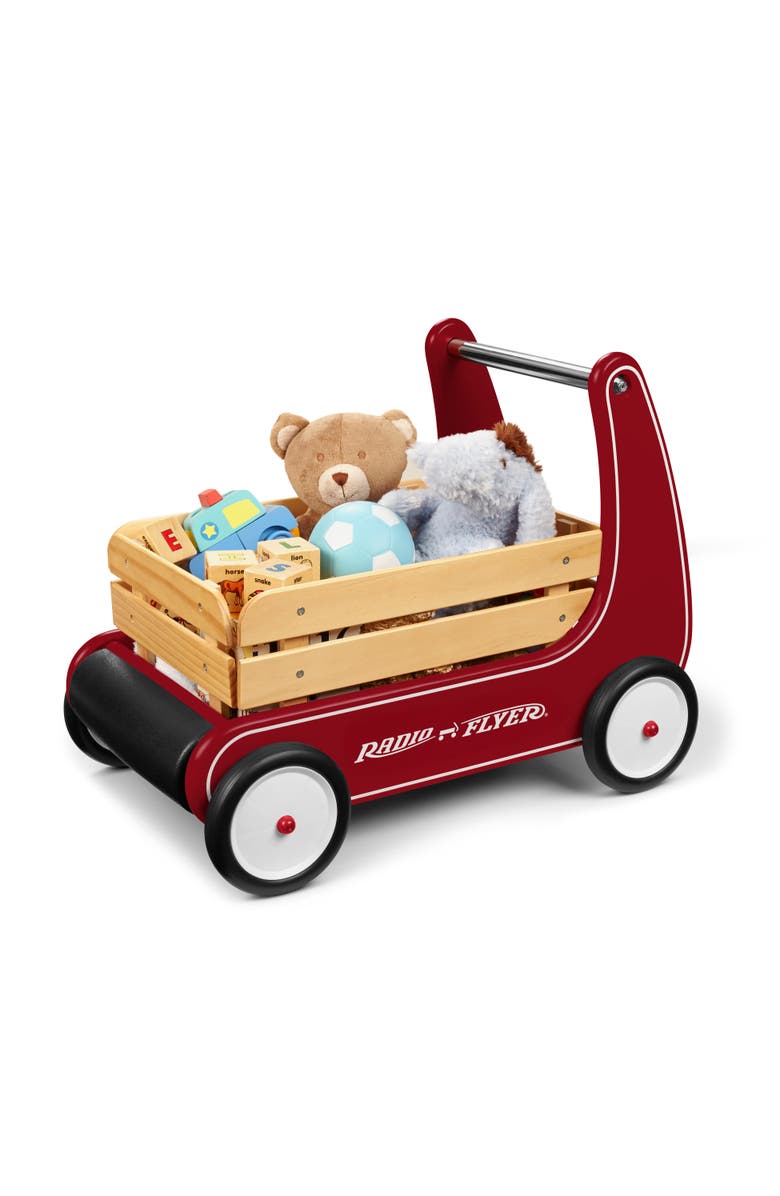 Radio Flyer Classic Push Walker Wagon, Alternate, color, Red