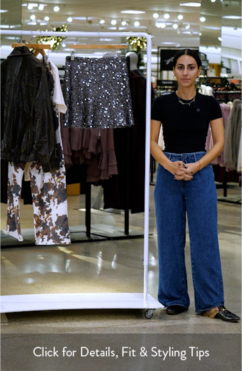 Trixie Sequin Miniskirt, sales video thumbnail