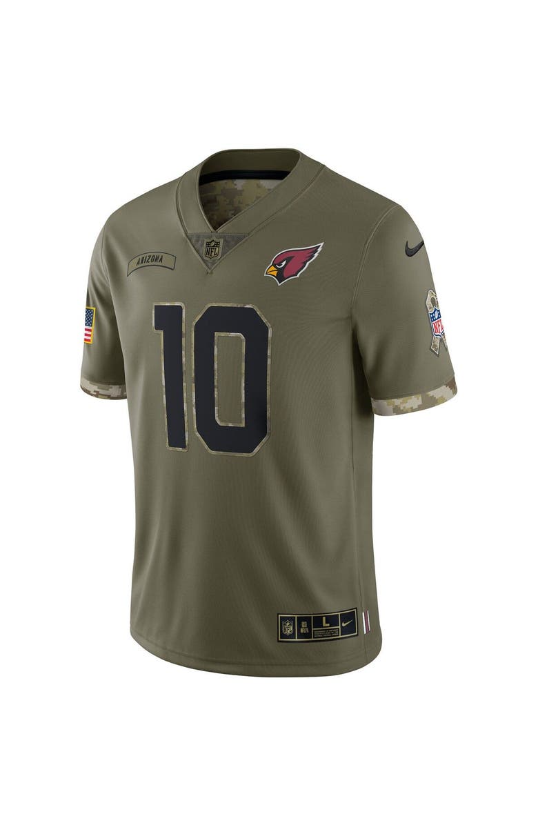 Nike Men's Nike DeAndre Hopkins Olive Arizona Cardinals 2022 Salute To Service Limited Jersey, Alternate, color, 