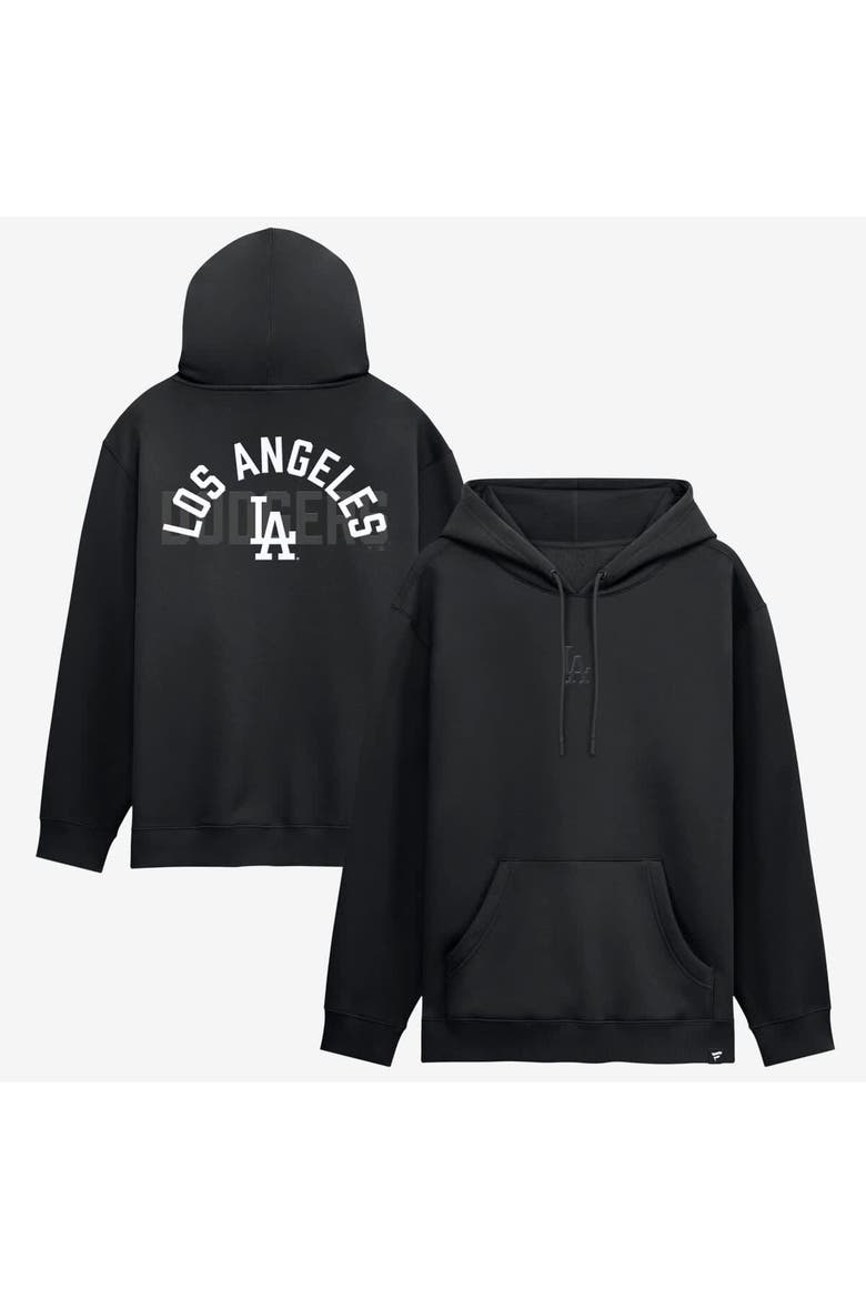 Men's Fanatics  Los Angeles Dodgers Black Out Fleece Hoodie, Main, color, Black