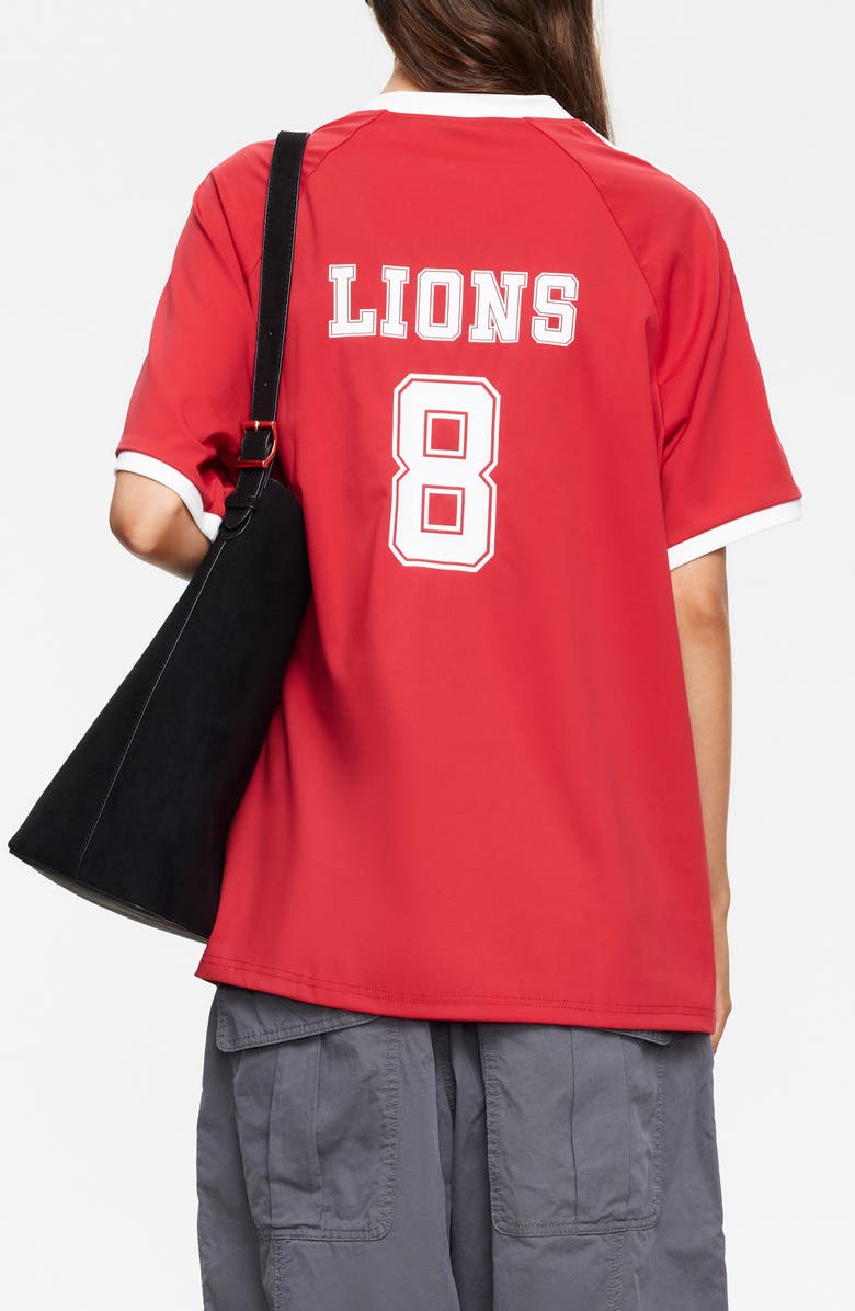 LIONESS Spectate Top, Alternate, color, Crimson