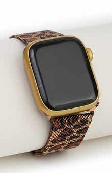SAACHI Leopard Metal Mesh Apple Watch® Watchband