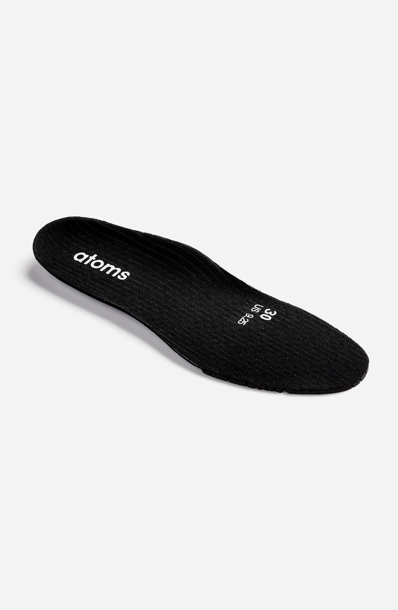 Atoms Model 000 Insoles, Alternate, color, Black