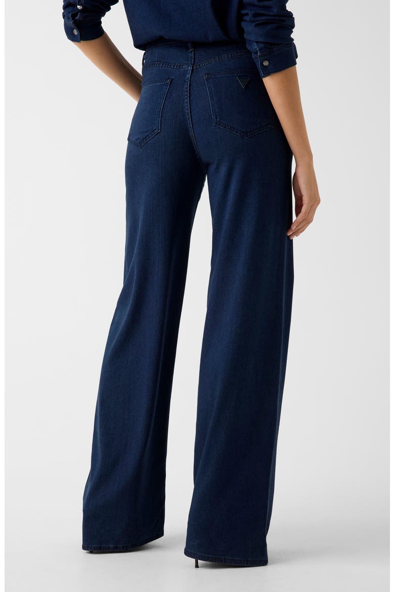 Blossom Drawstring Wide Leg Jeans, Alternate, color, OKLN-BRIGHT