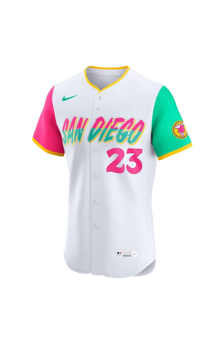 Nike Men's Nike Fernando Tatis Jr. White San Diego Padres City Connect Elite Jersey, Alternate, color, White