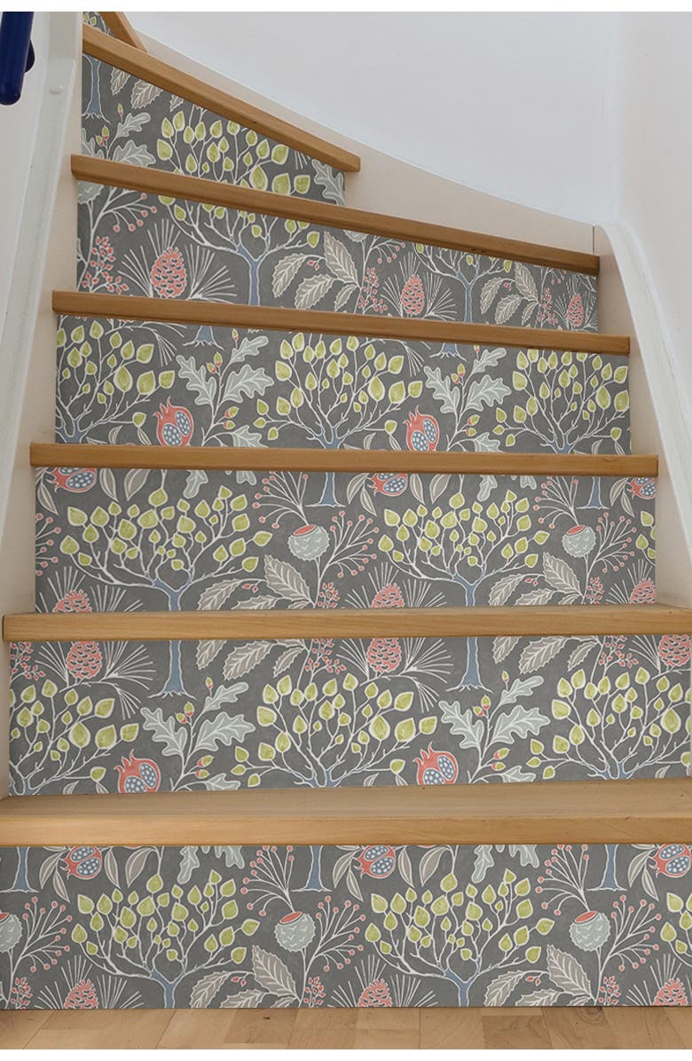 Wallpops Groovy Garden Grey Peel & Stick Wallpaper, Alternate, color, Multicolor