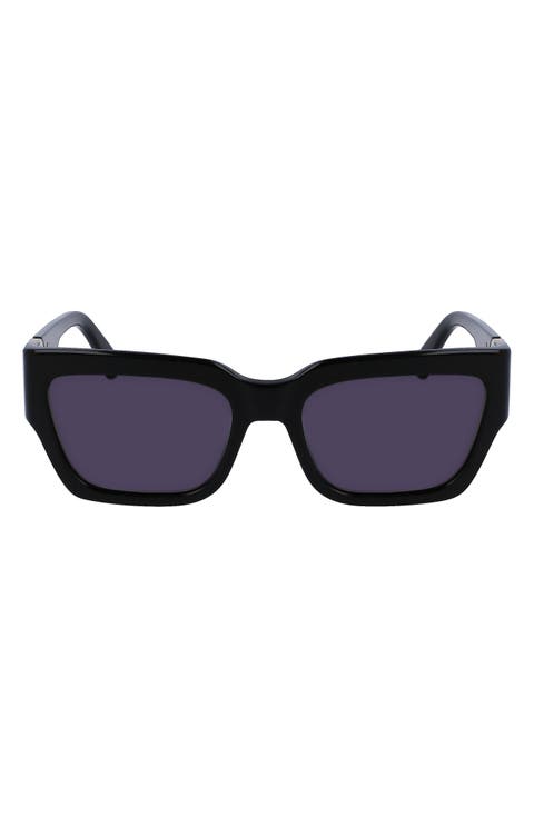 55mm Rectangular Sunglasses