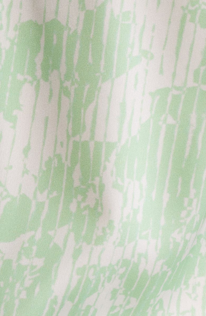 BOSS Binadi Sleeveless Stretch Silk Top, Alternate, color, Pistachio Layered Floral