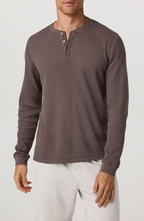 Waffle Knit Henley