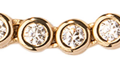 Made By Mary Poppy Cubic Zirconia Tennis Bracelet In Gold