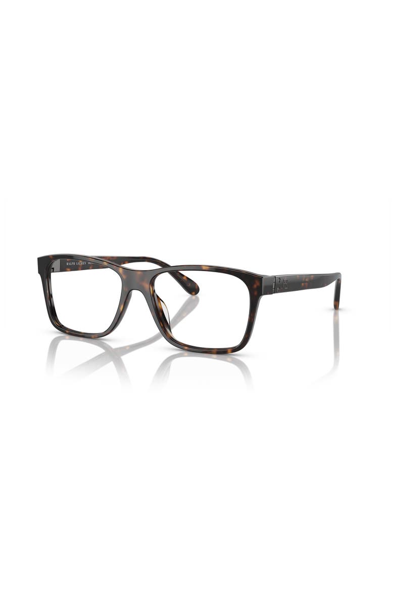 54mm Rectangle optical glasses, Main, color, Tortoise