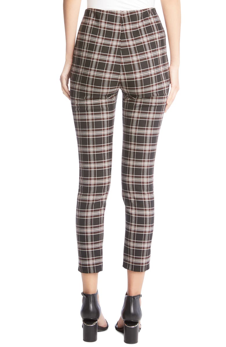 Karen Kane Piper Plaid Skinny Pants, Alternate, color,