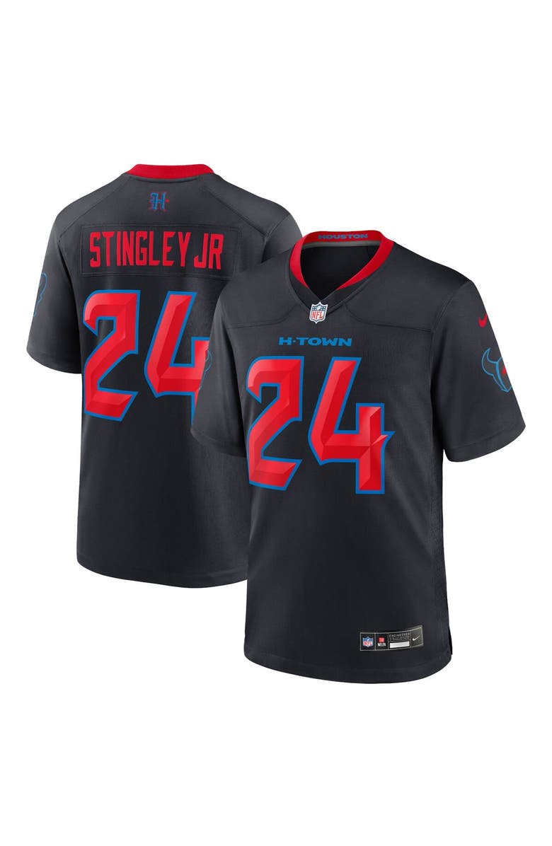 Nike Men's Nike Derek Stingley Jr. Navy Houston Texans 2nd Alternate Game Jersey, Main, color, Navy