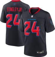 Nike Men's Nike Derek Stingley Jr. Navy Houston Texans 2nd Alternate Game Jersey