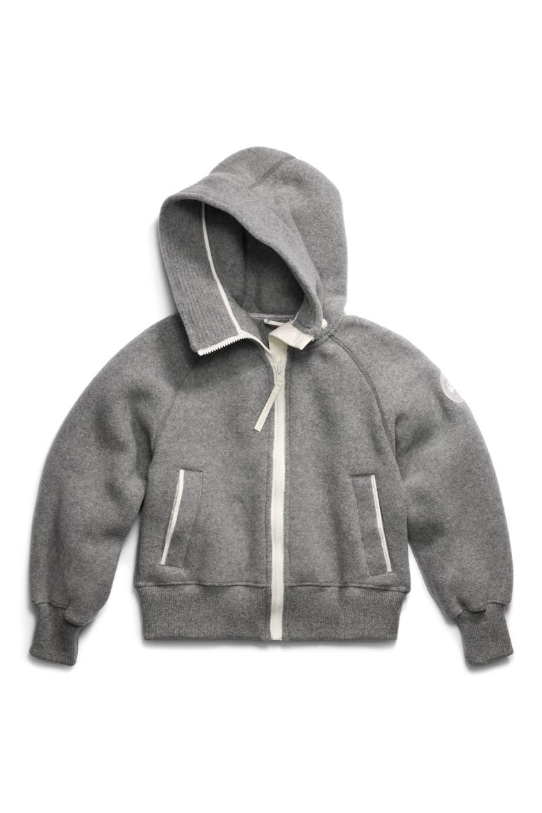 Chilliwack Kind Fleece Bomber, Alternate, color, GREIGE