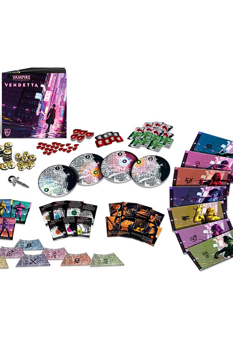 Vampire The Masquerade Competative Strategy Card Game14+, Alternate, color, Multicolored