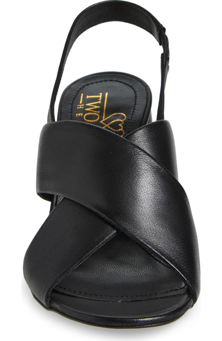 2 Twin Hearts Crisscross Slingback Sandal, Alternate, color,