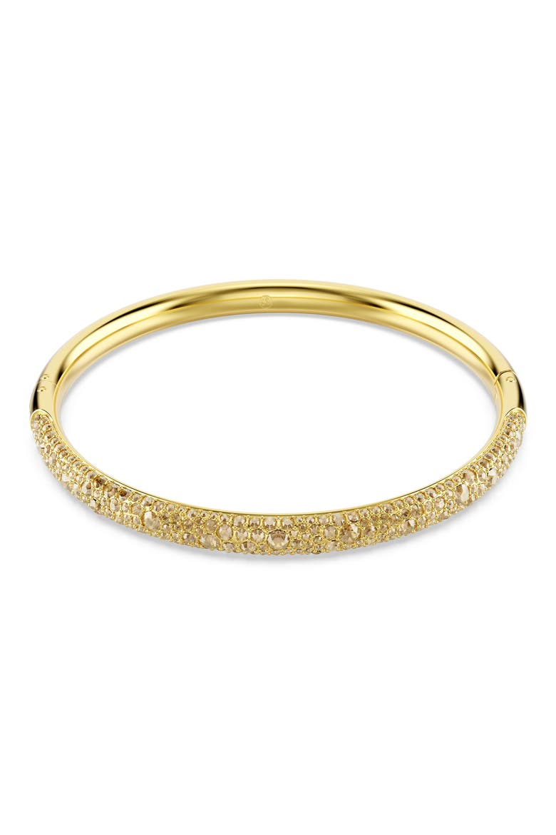 Sublima Crystal Hinged Bangle Bracelet, Main, color, GOLD