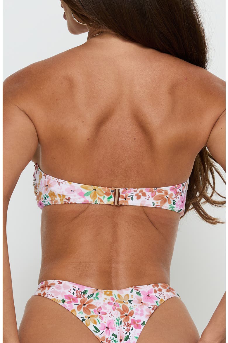 Tamrali Bandeau Bikini Top, Alternate, color, MULTI FLORAL