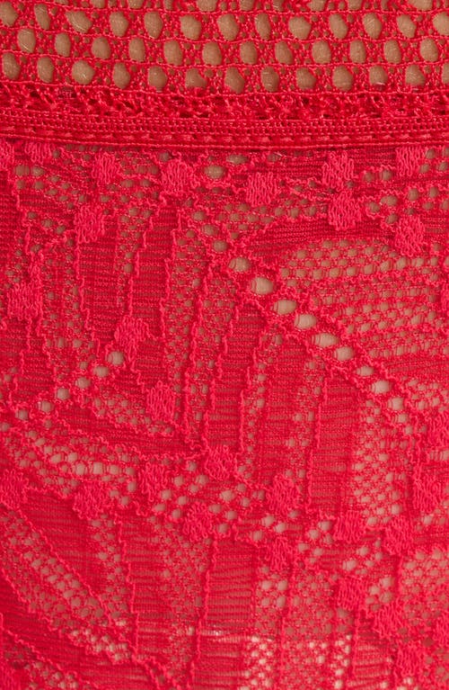 Simone Perele Comete Lace Tanga In Red