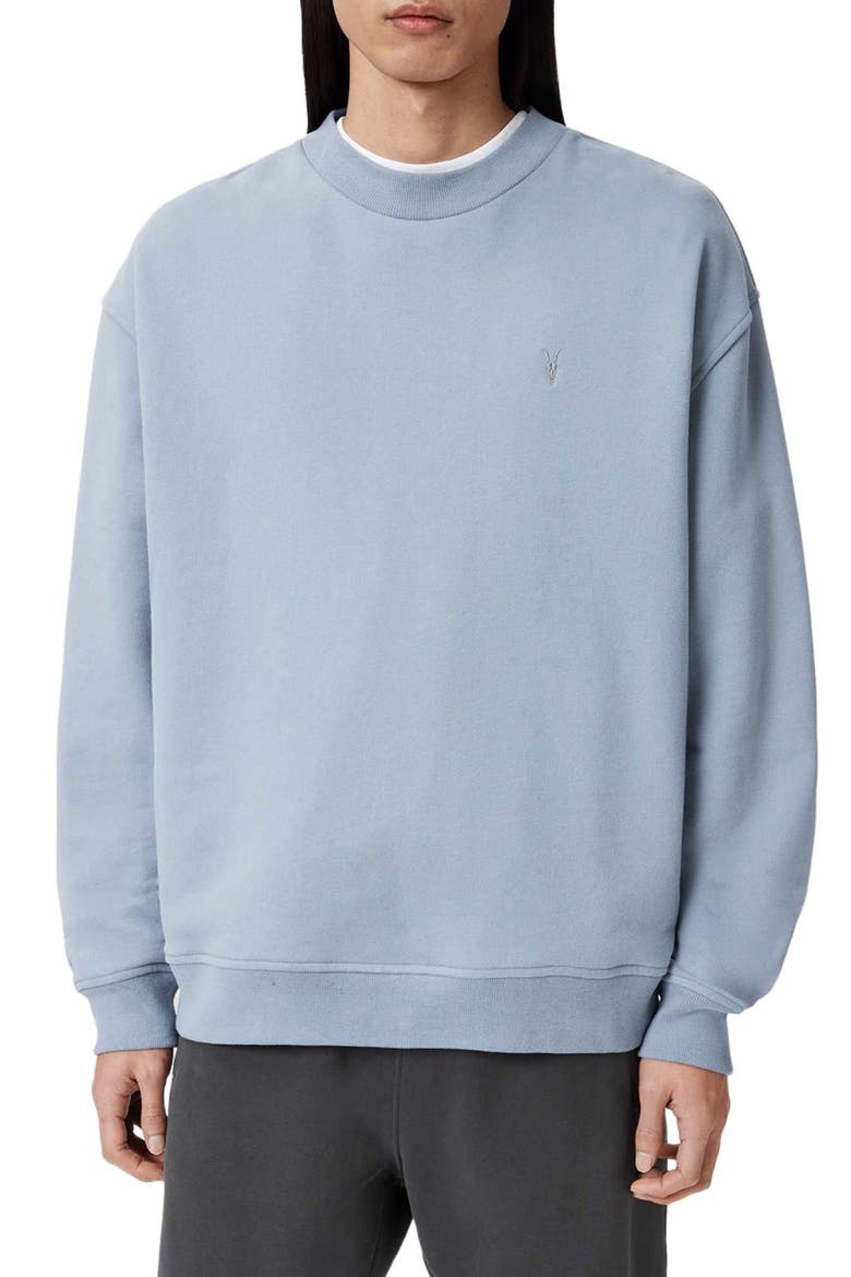 Asher Crewneck Sweatshirt, Main, color, MAYA BLUE