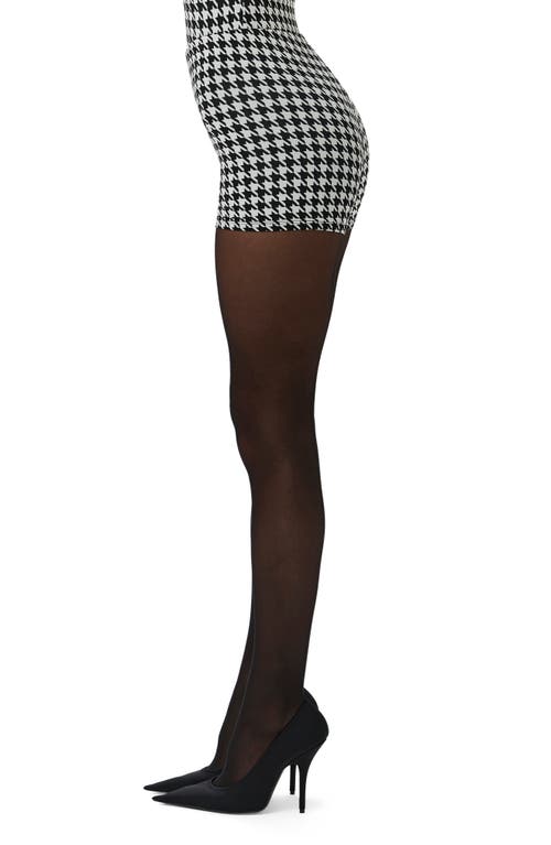Naked Wardrobe Naked Houndstooth Check Hot Shorts In Multi