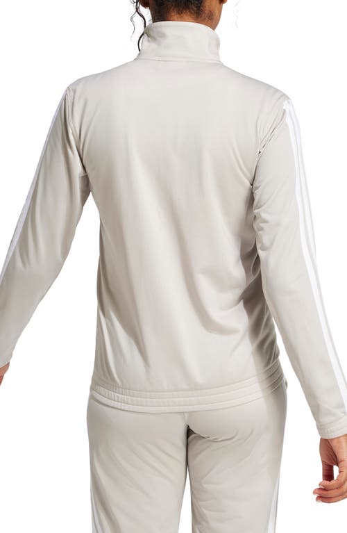 Shop Adidas Originals Adidas 3-stripes Tricot Jacket In Wonalu/white