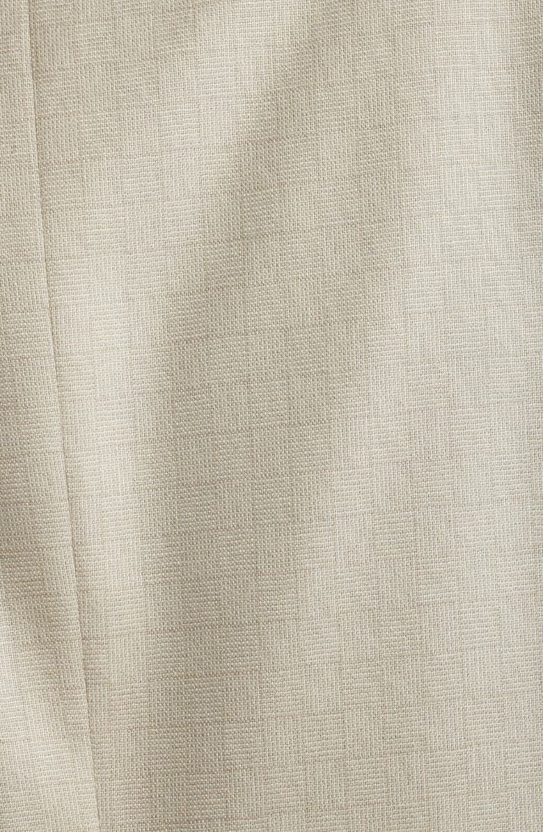Canali Capri Trim Fit Beige Check Jacquard Silk & Cashmere Sport Coat, Alternate, color, Beige