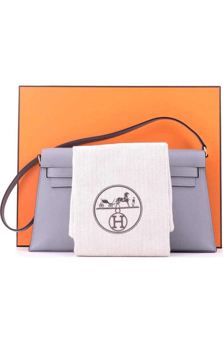 Pre-Owned Hermes Kelly Elan Shoulder Bag Madame, Alternate, color, Gris Pantin