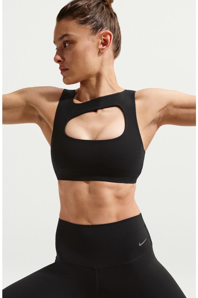 Zenvy Dri-FIT Sports Bra, Alternate, color, 010 BLACK/COL GY