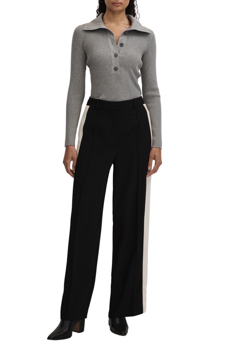 Maia Rib Cardigan, Alternate, color, GREY