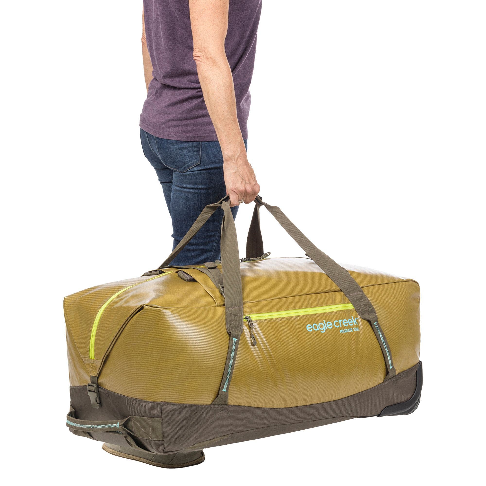 EAGLE CREEK Migrate Wheeled Duffel, 130 L, Alternate, color, Field Brown