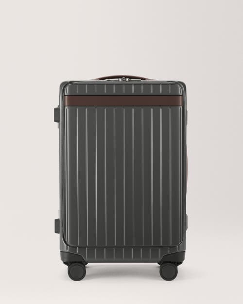 Carl Friedrik The Carry-on X Suitcase In Grey/chocolate