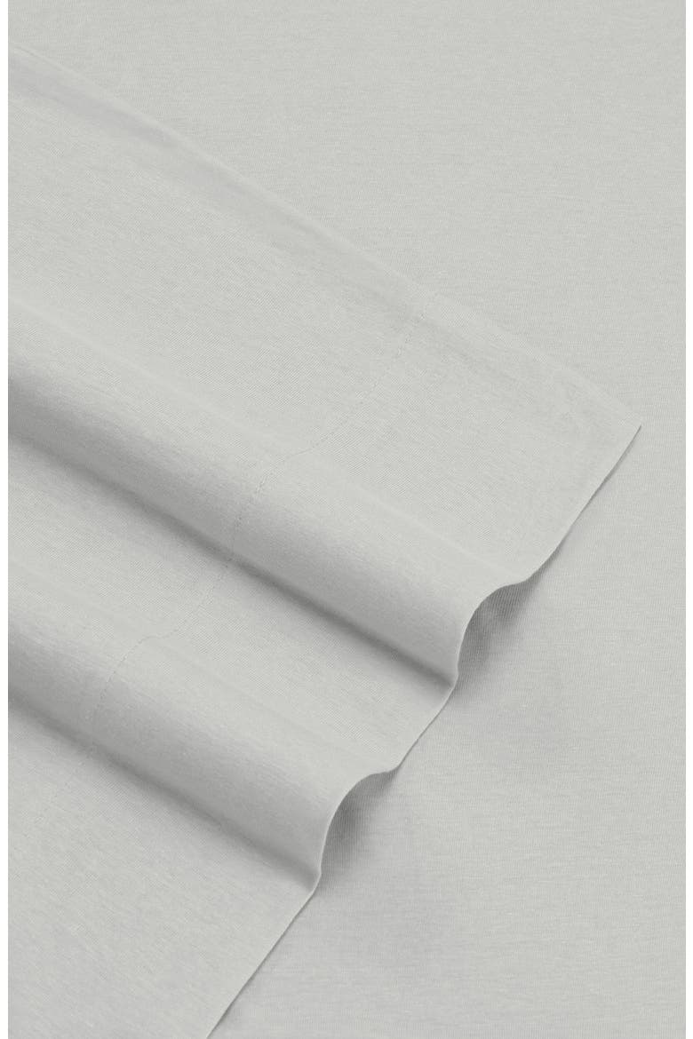 Solid Jersey Sheet Set, Alternate, color, CEMENT
