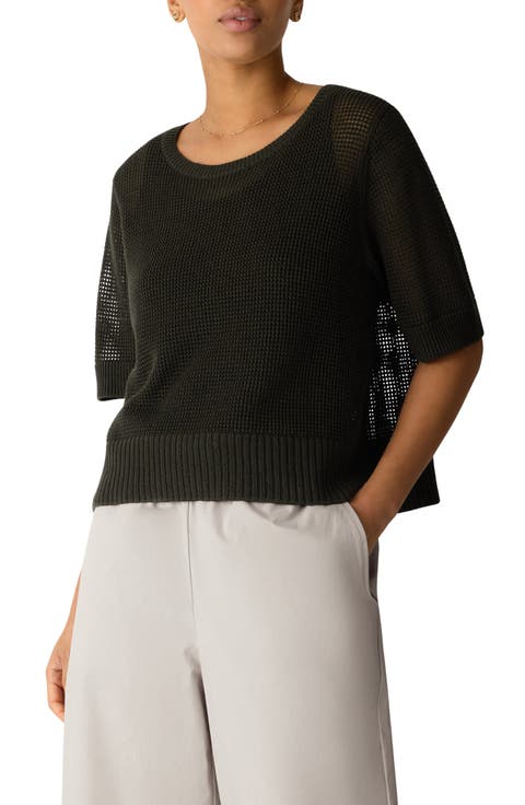 Waffle Knit Sweater