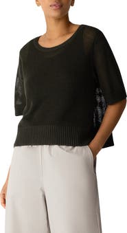 Eileen Fisher Waffle Knit Sweater