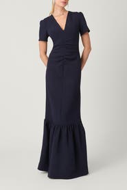 Shoshanna Midnight Stretch Crepe Tracey Dress