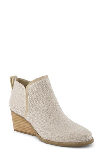 Toms Kaia Wedge Bootie In White