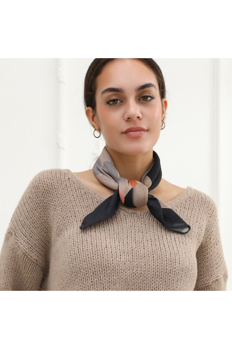 The Lexi Scarf, Main, color, Black/Brown