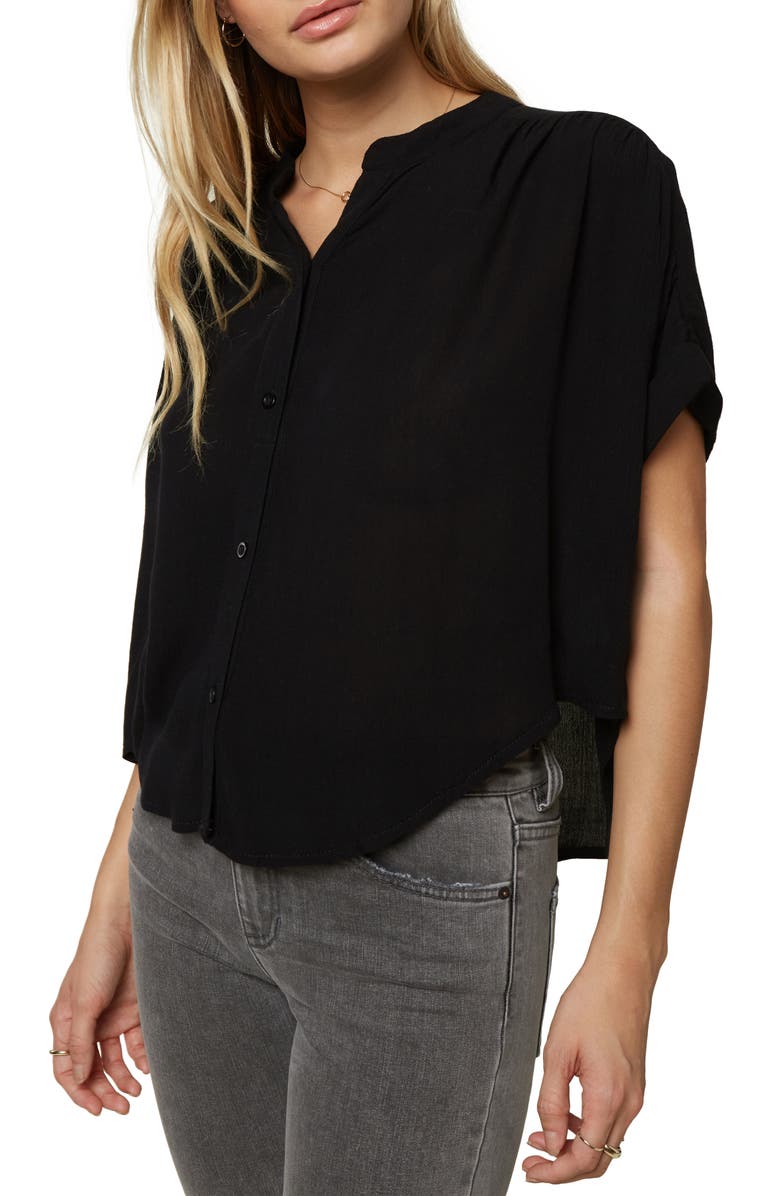 O'Neill Shelly Woven Blouse, Main, color, 