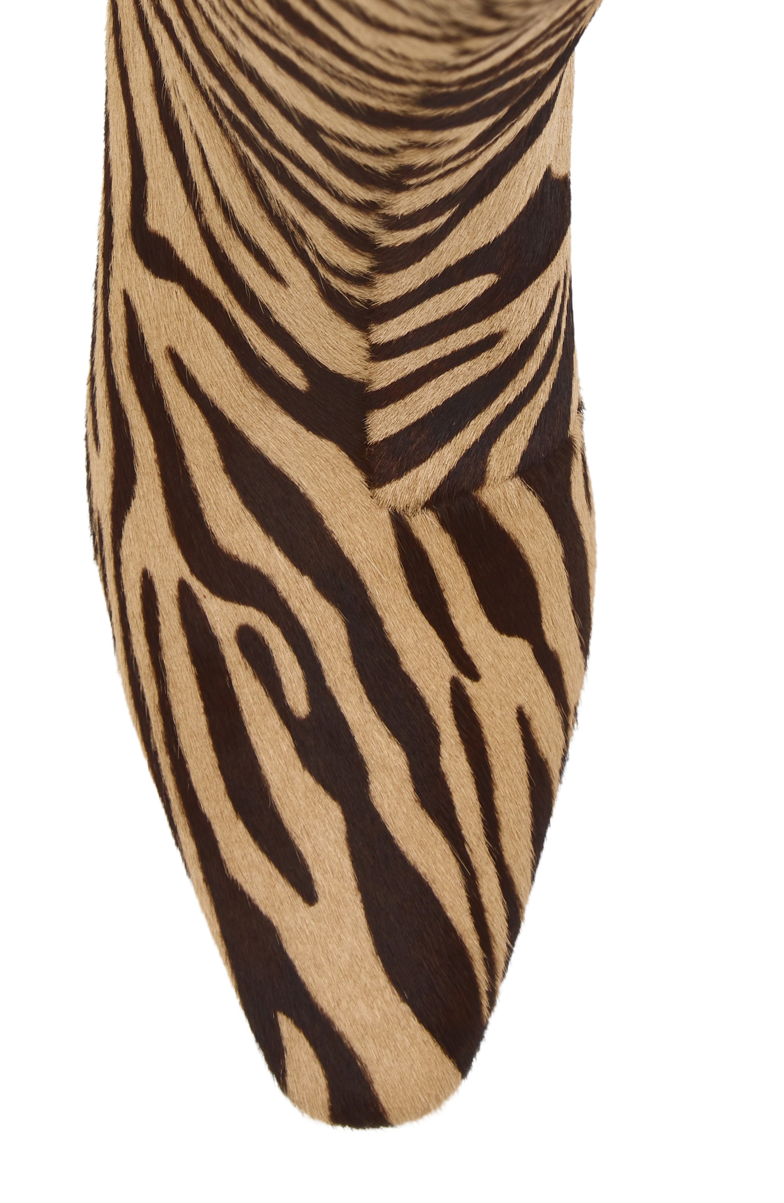 Cleo Bootie, Alternate, color, ZEBRA