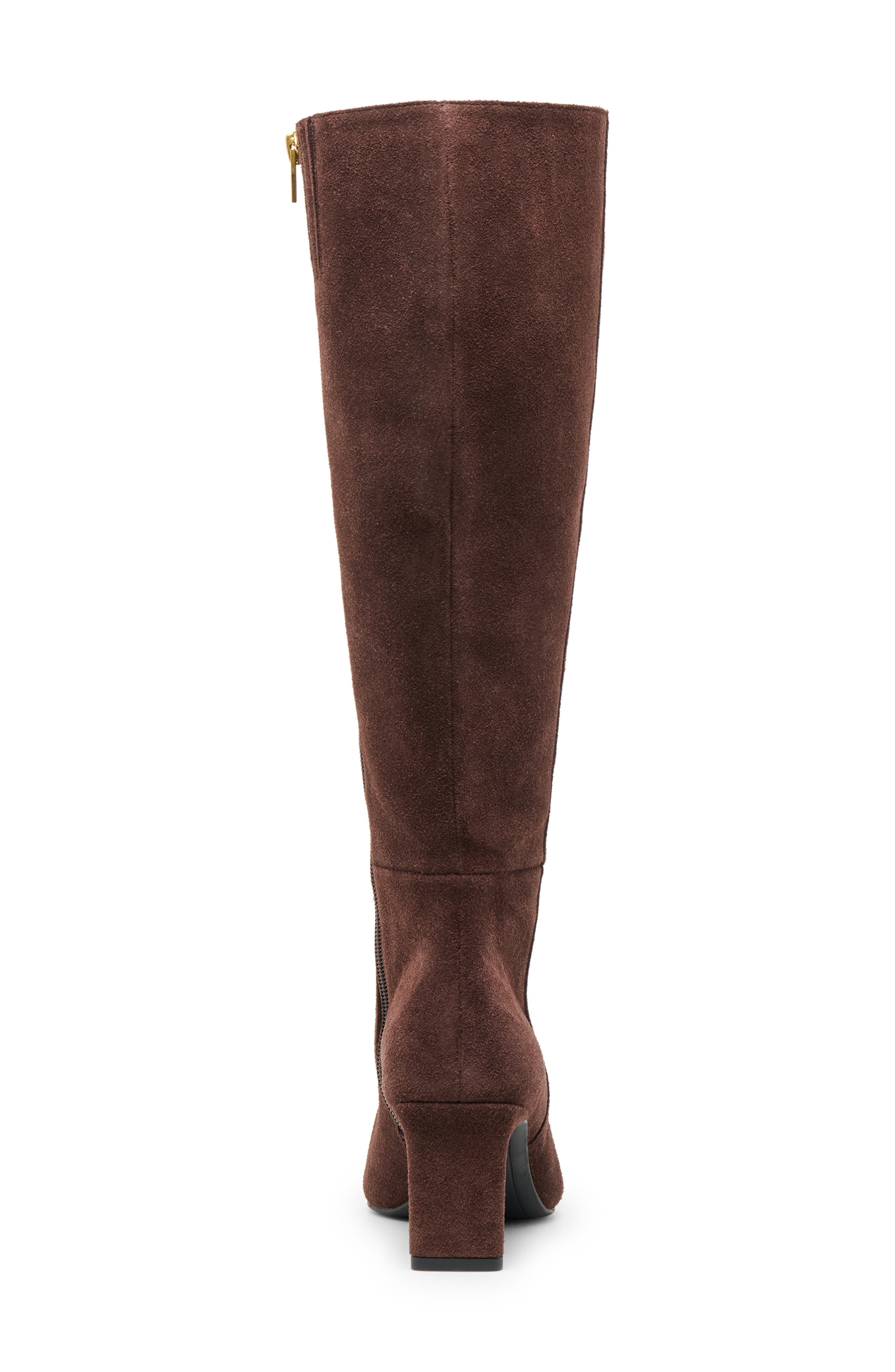 Dolce Vita Gabby Knee High Boot, Alternate, color, Mahogany Suede