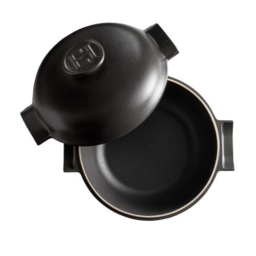 Emile Henry Delight 2.6 Quart Braiser, Slate In Slate