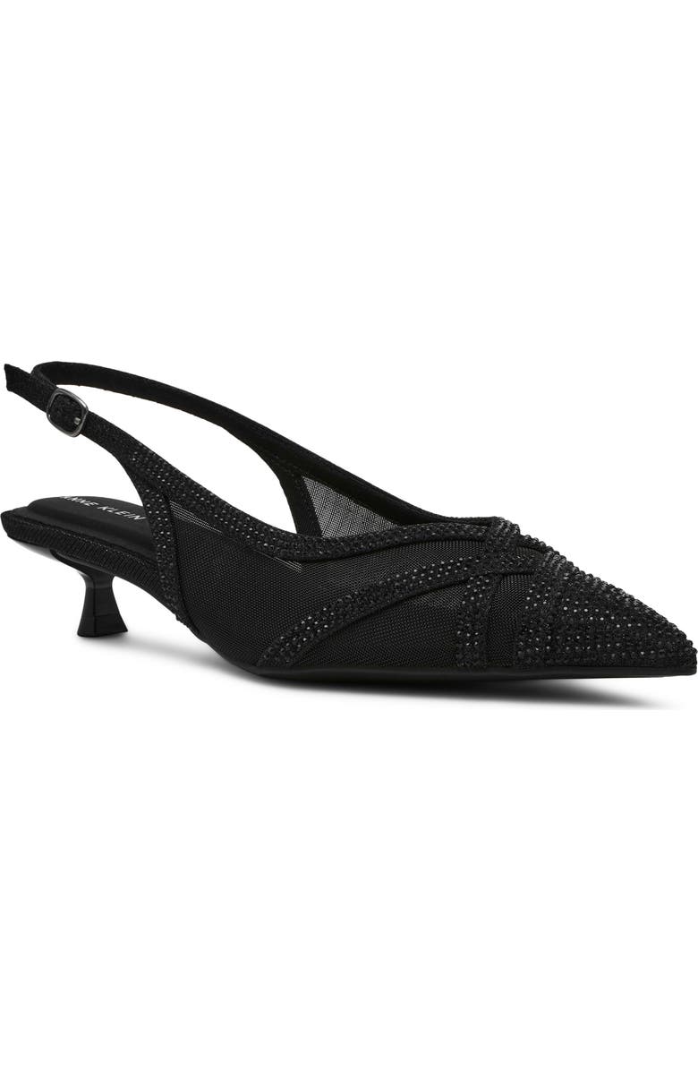 Anne Klein Jolene Kitten Heel Slingback Pump, Main, color,