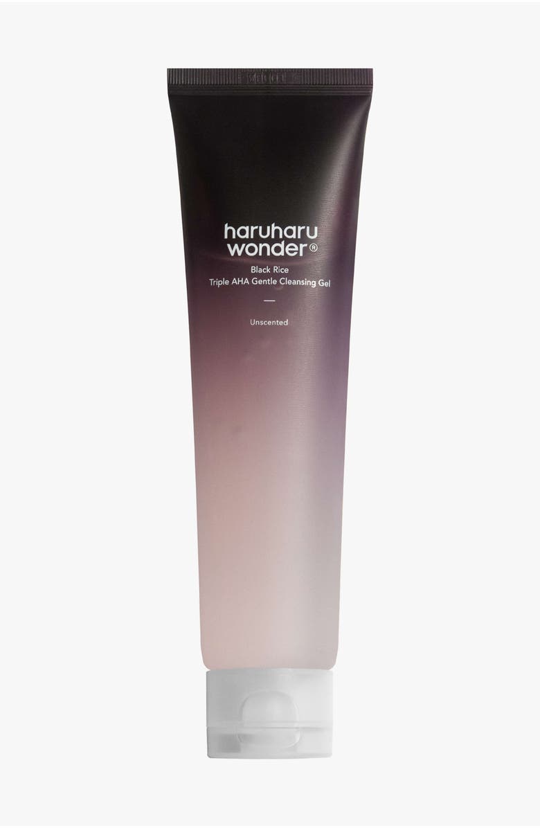 haruharu wonder Black Rice Triple AHA Gentle Cleansing Gel, Main, color, NO COLOR