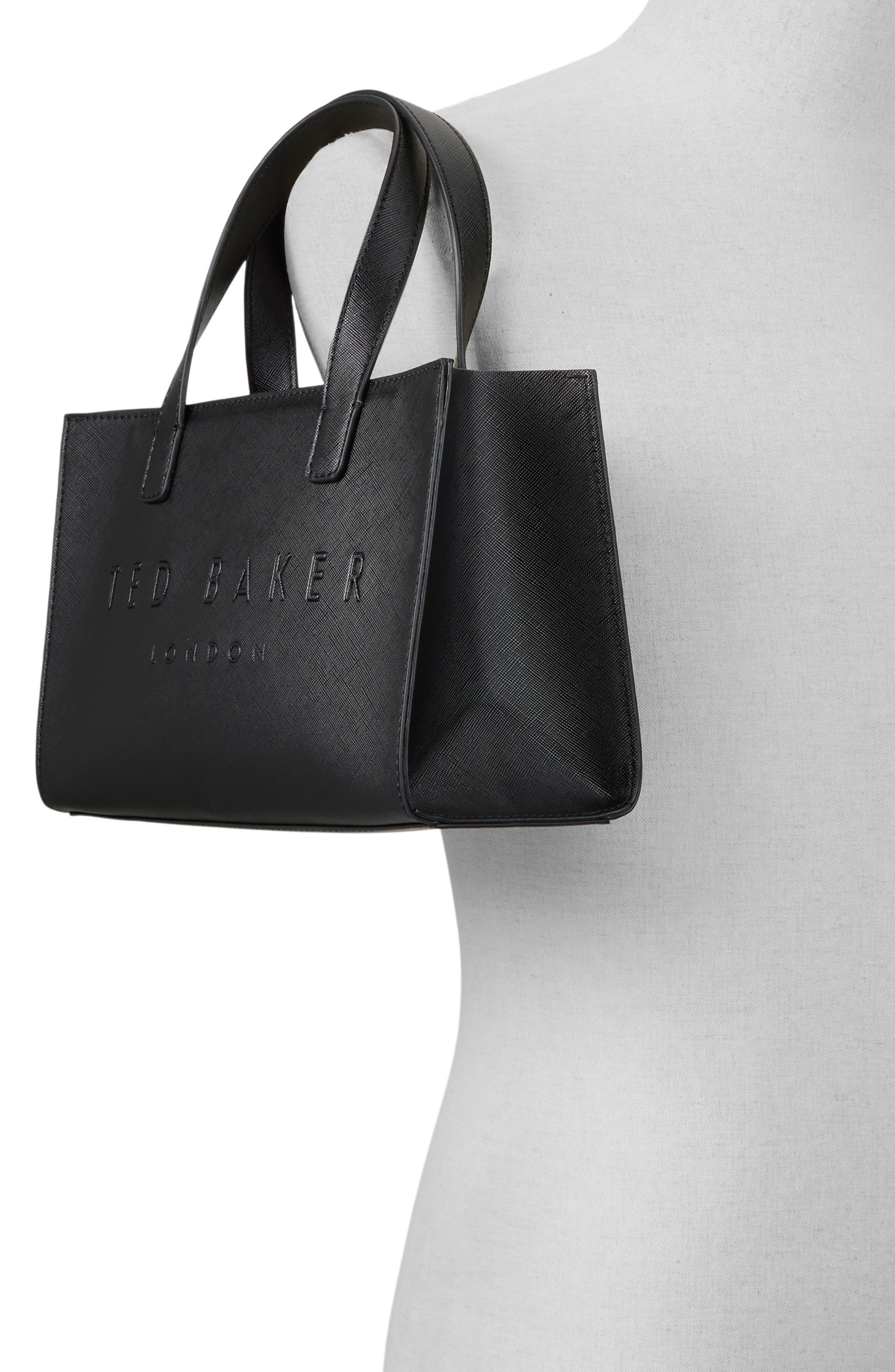 Ted Baker Suricon Mini Tote, Alternate, color, Black