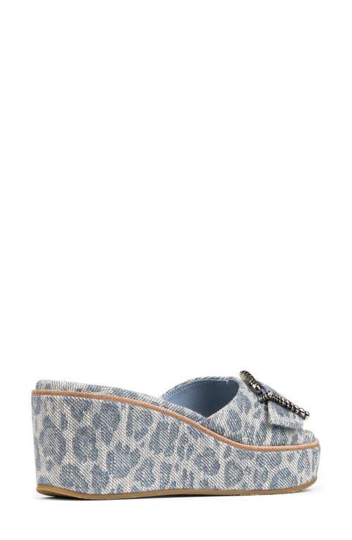 DONALD PLINER DONALD PLINER ALFEE PLATFORM WEDGE SLIDE SANDAL 