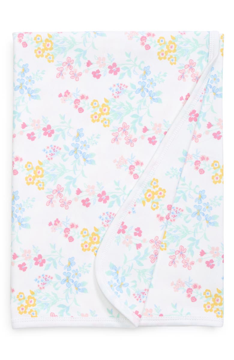 Little Me Garden Blooms Blanket, Main, color,