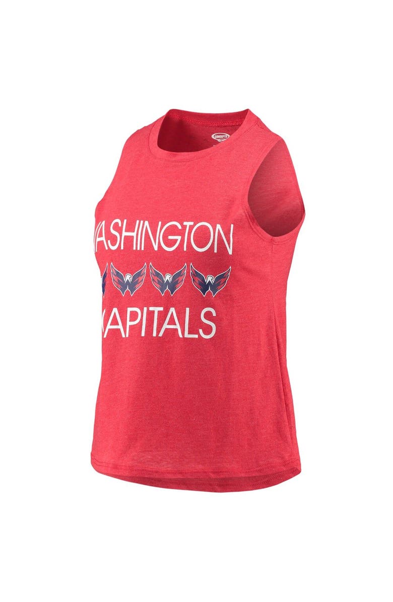 CONCEPTS SPORT Women's Concepts Sport Red/Navy Washington Capitals Meter Tank Top & Pants Sleep Set, Alternate, color,